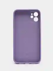 Лавандовый чехол кожаный для Apple iPhone XR, 11, 12, 13, Pro, ProMax