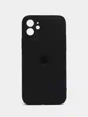 Черный чехол кожаный для Apple iPhone XR, 11, 12, 13, Pro, ProMax