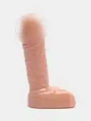 Белый фаллоимитатор на присоске, реалистичный, 4 цвета