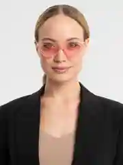 Конфетный солнцезащитные стильные очки в форме "Кошачий глаз"