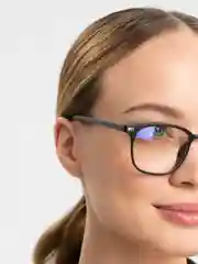 Угольный имиджевые очки MIRSEE, прозрачные без диоптрий