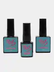 Набор для маникюра Nail Art: каучуковая база, топ кристалл, камуфлирующая база