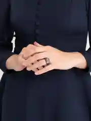 Серебряный кольцо, текстурная форма