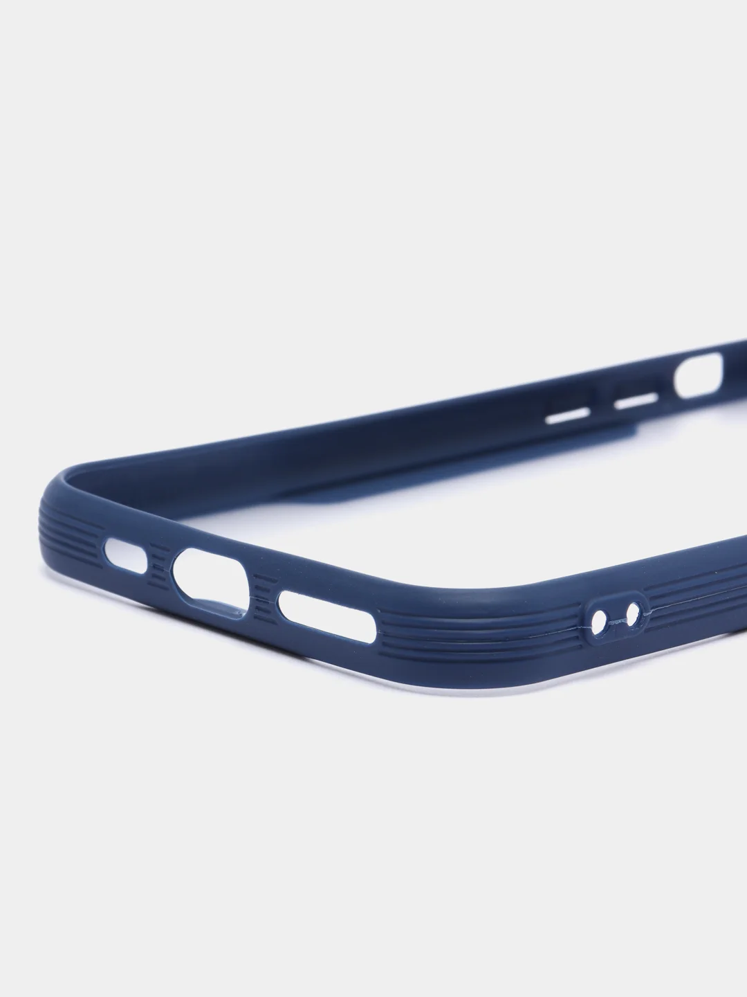 Темно-синий чехол Bubble Slim Case сиреневый для iPhone 14/13/13PRO/13/MINI/12/12MINI/11/7/7PLUS/X/XS