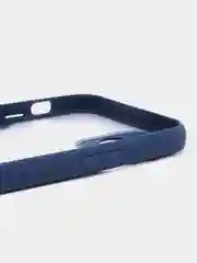 Темно-синий чехол Bubble Slim Case сиреневый для iPhone 14/13/13PRO/13/MINI/12/12MINI/11/7/7PLUS/X/XS