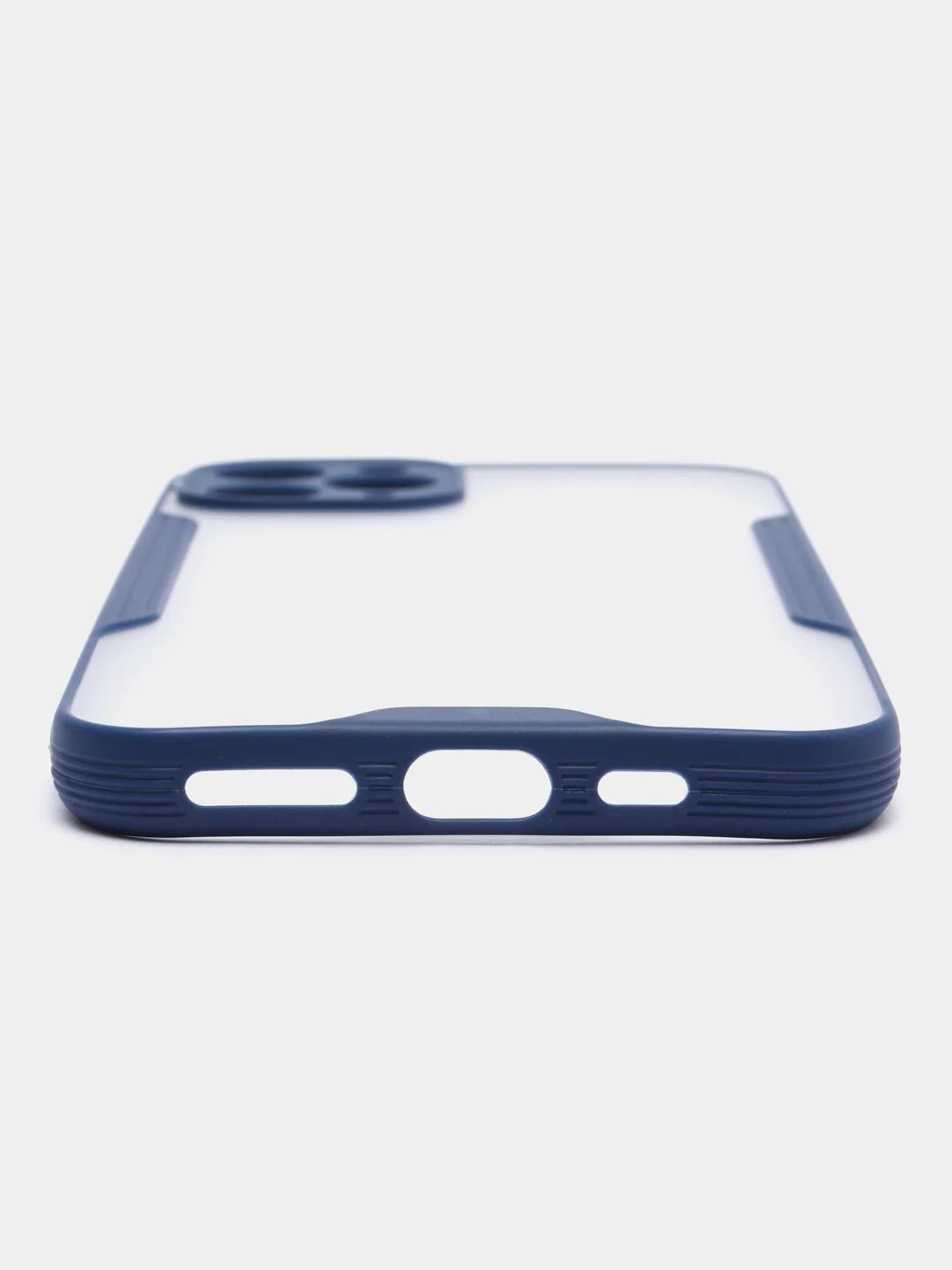 Темно-синий чехол Bubble Slim Case сиреневый для iPhone 14/13/13PRO/13/MINI/12/12MINI/11/7/7PLUS/X/XS
