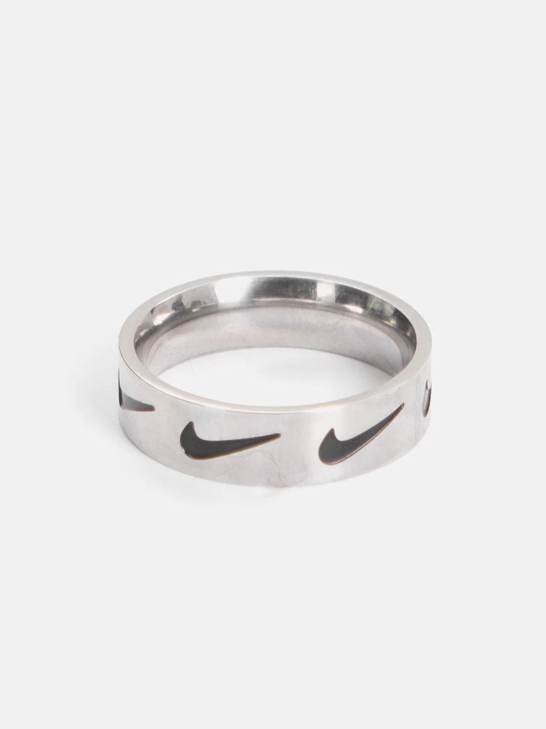 Серебряный кольцо с логотипом Nike, найк, 6 размеров