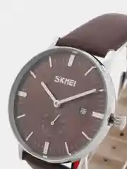 Коричневый мужские наручные часы Skmei 9083 в подарочной упаковке