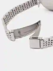 Серебряный женские наручные часы Skmei 1458CS в подарочной упаковке