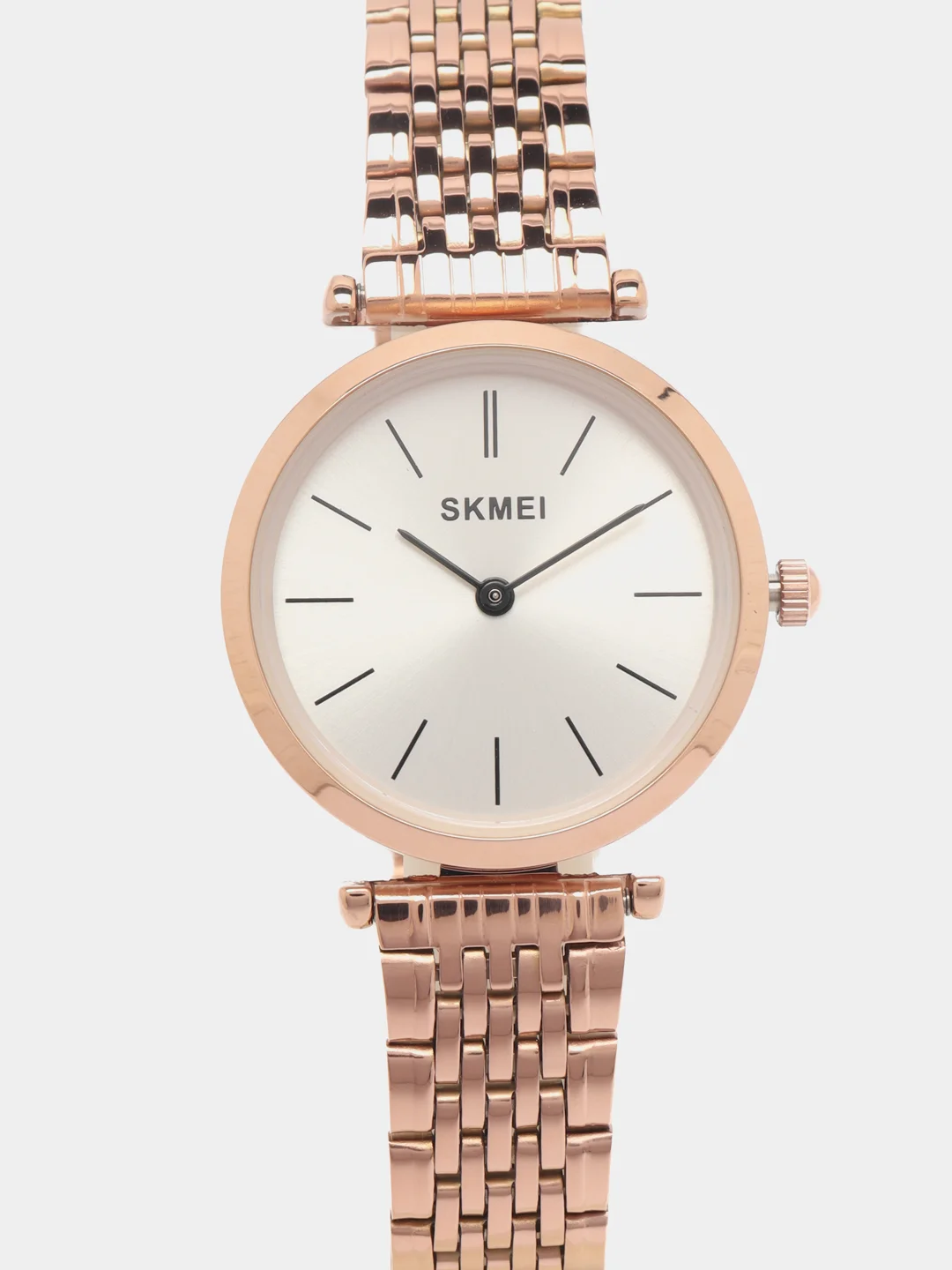 Бронзовый женские наручные часы Skmei 1458CS в подарочной упаковке