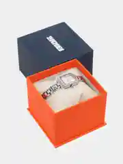 Серебряный женские наручные часы Skmei 1407 в подарочной упаковке