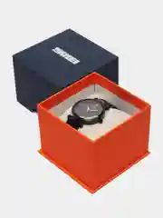 Черный женские наручные часы Skmei 9180CS в подарочной упаковке