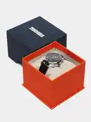 Черный женские наручные часы Skmei 9058L с календарем в подарочной упаковке