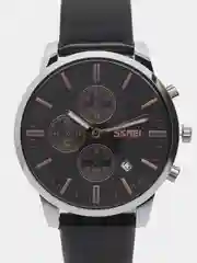 Черный мужские наручные часы Skmei 9103 в подарочной упаковке