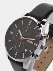 Черный мужские наручные часы Skmei 9103 в подарочной упаковке