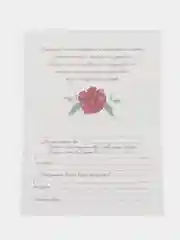 Марсала приглашение на свадьбу, набор из 5 шт