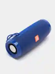 Синий портативная Bluetooth-колонка TG 157, с радио и светомузыкой, беспроводная