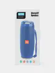 Синий портативная Bluetooth-колонка TG 157, с радио и светомузыкой, беспроводная