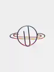 Скрепки фигурные 23мм, Meshu "Planets", 6 шт.