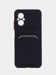 Морской силиконовый чехол Xiaomi Poco M5 4G 2022, Poco M4 5G (Поко М4 5Г, М5 4Г 2022), с карманом для карт, прозрачный