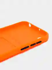 Оранжевый чехол Honor 8S 8S Prime Huawei Y5 2019 Хонор 8С Хуавей у5, с карманом для карт, прозрачный