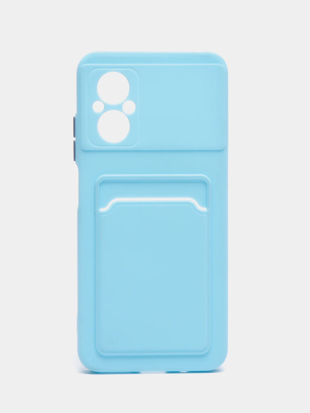 Ледяной силиконовый чехол Xiaomi Poco M5 4G 2022, Poco M4 5G (Поко М4 5Г, М5 4Г 2022), с карманом для карт, прозрачный