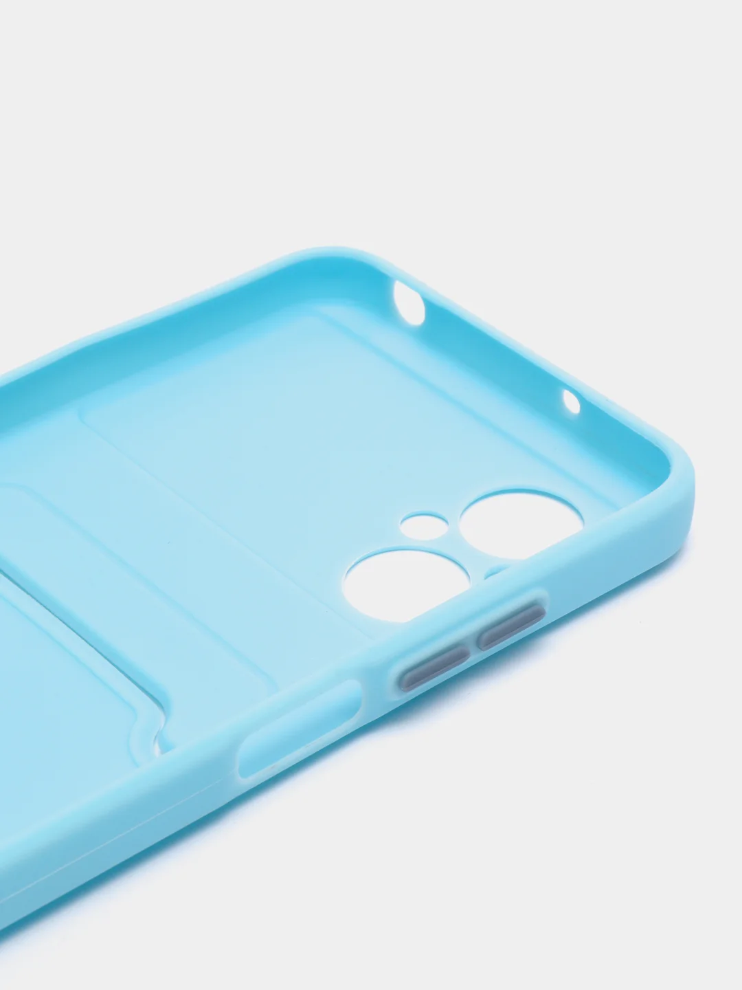 Ледяной силиконовый чехол Xiaomi Poco M5 4G 2022, Poco M4 5G (Поко М4 5Г, М5 4Г 2022), с карманом для карт, прозрачный