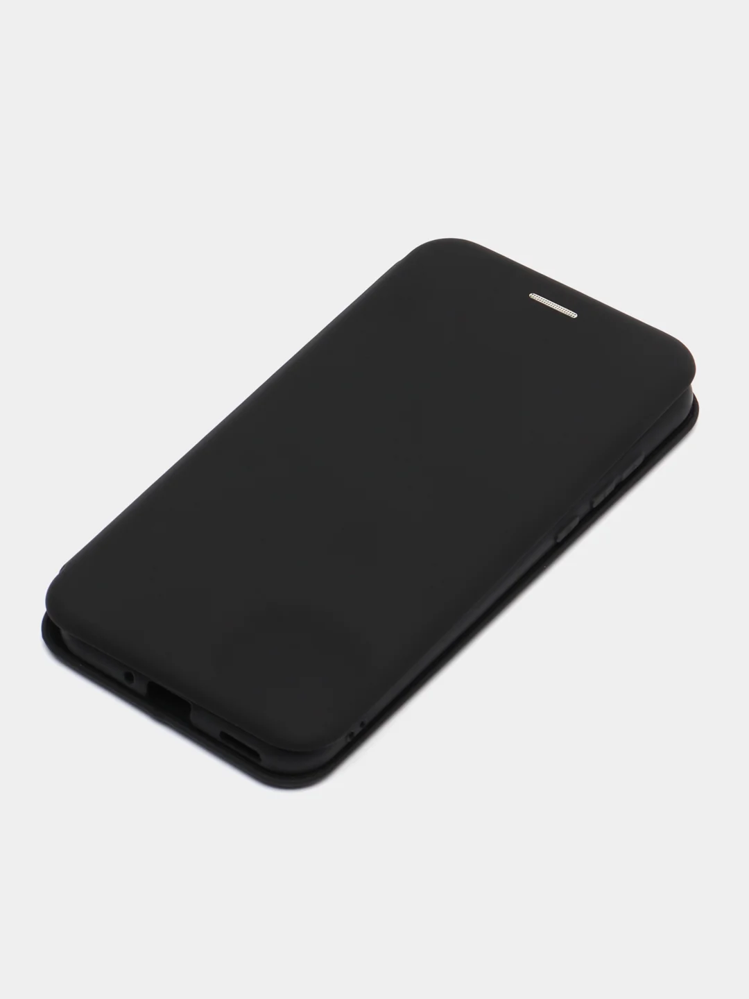 Черный чехол-книжка экокожа для Huawei Y8p, Honor 30i ShellCase, черный, Borasco
