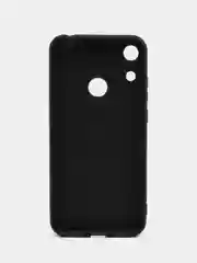Черный чехол силиконовый для Honor 8A, 8A Pro, Huawei Y6 2019, Y6s накладка бампер черный LuxCase