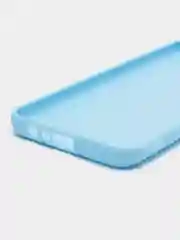 Голубой чехол силиконовый для Realme C21, накладка, бампер голубой, LuxCase