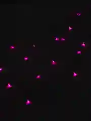 Розовый светодиодная новогодняя гирлянда нить, 10м 100 LED лампочек и 8 режимов