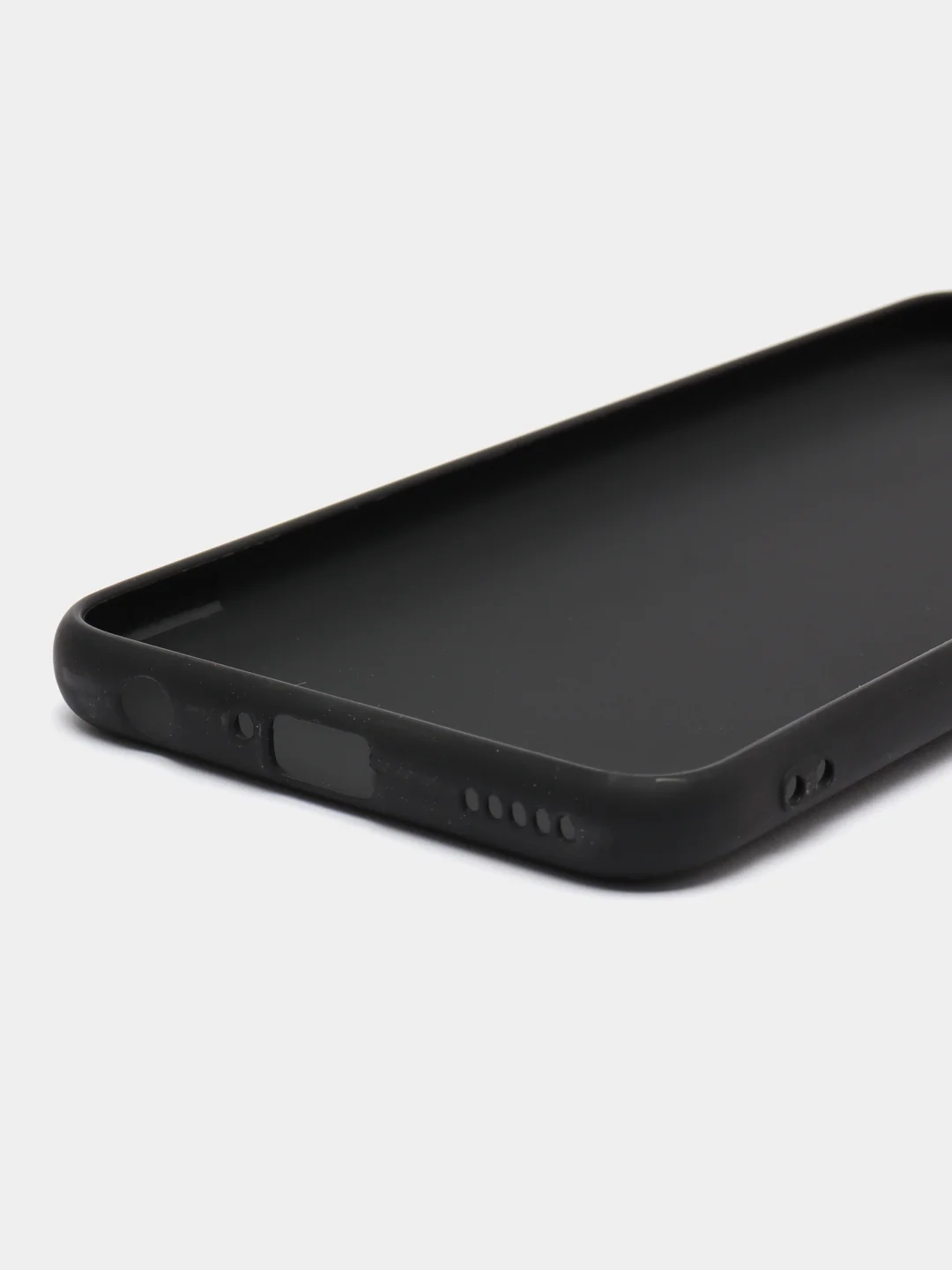 Черный чехол силиконовый для Honor 30s накладка бампер черный LuxCase