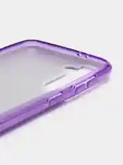 Силиконовый усиленный с блестками чехол Samsung S21