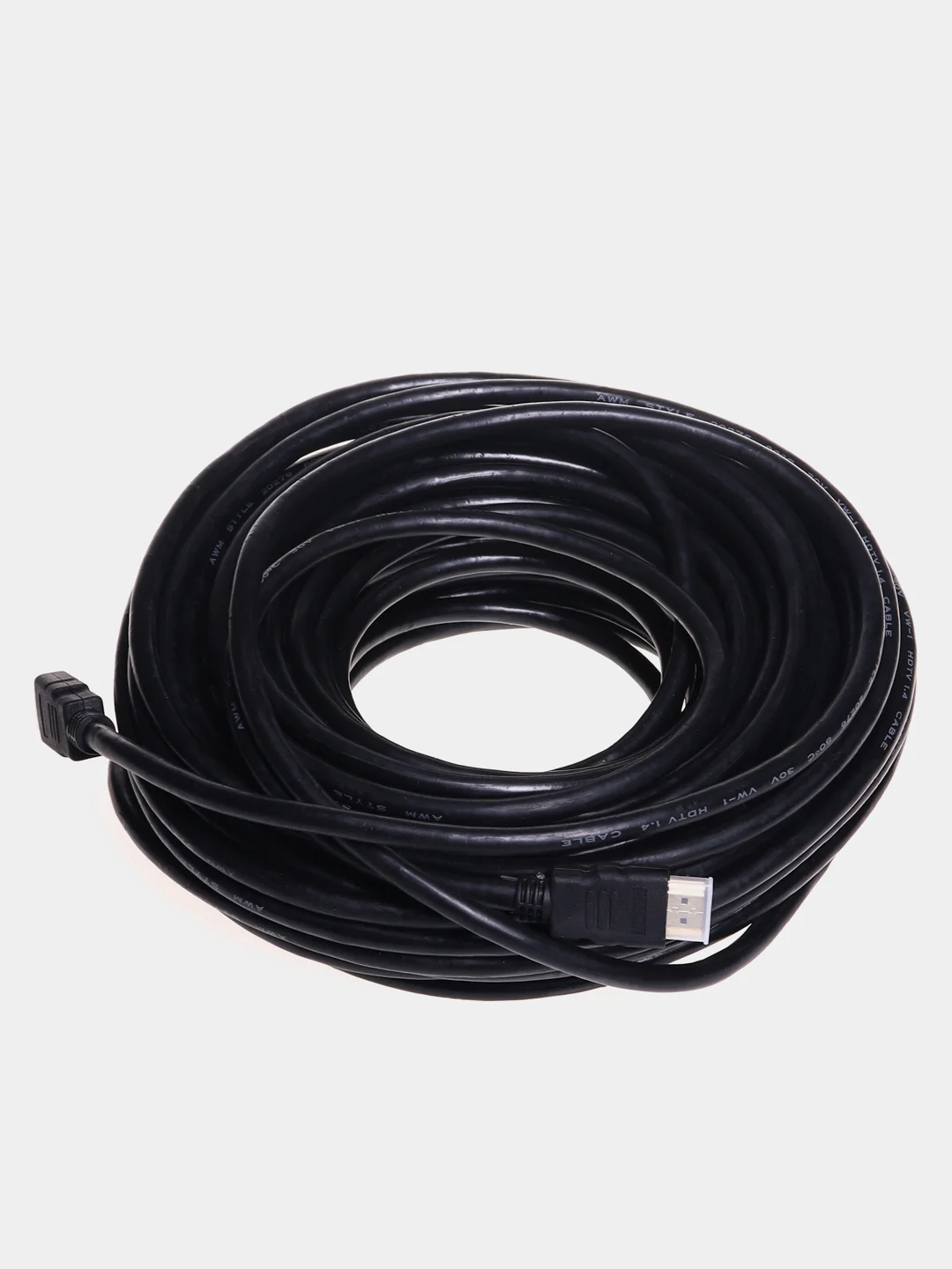 Черный кабель HDMI для подключения телевизора, приставки, ноутбука, компьютера, монитора