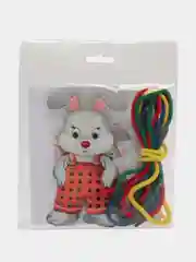 Белый шнуровка "Тигренок", "Зайка", "Матрешка"