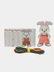 Белый шнуровка "Тигренок", "Зайка", "Матрешка"