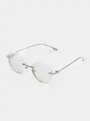 Серебряный очки для зрения, корригирующие, минусовые