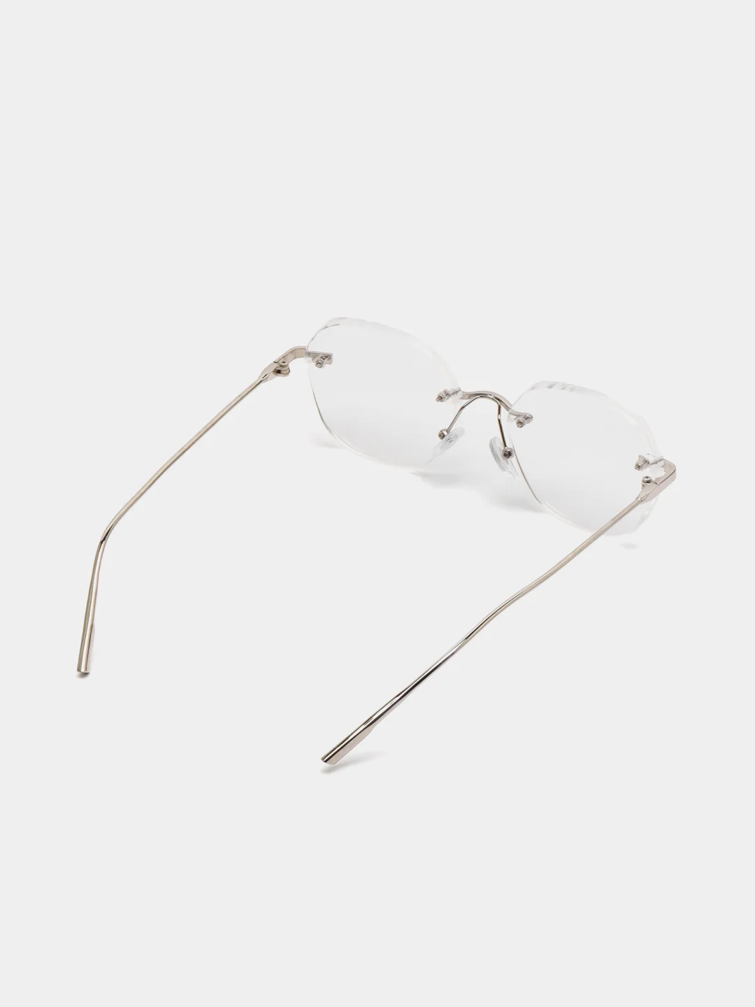 Серебряный очки для зрения, корригирующие, минусовые