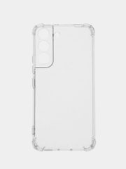 Чехол Samsung Galaxy S22 прозрачный противоударный (Самсунг Галакси С22)