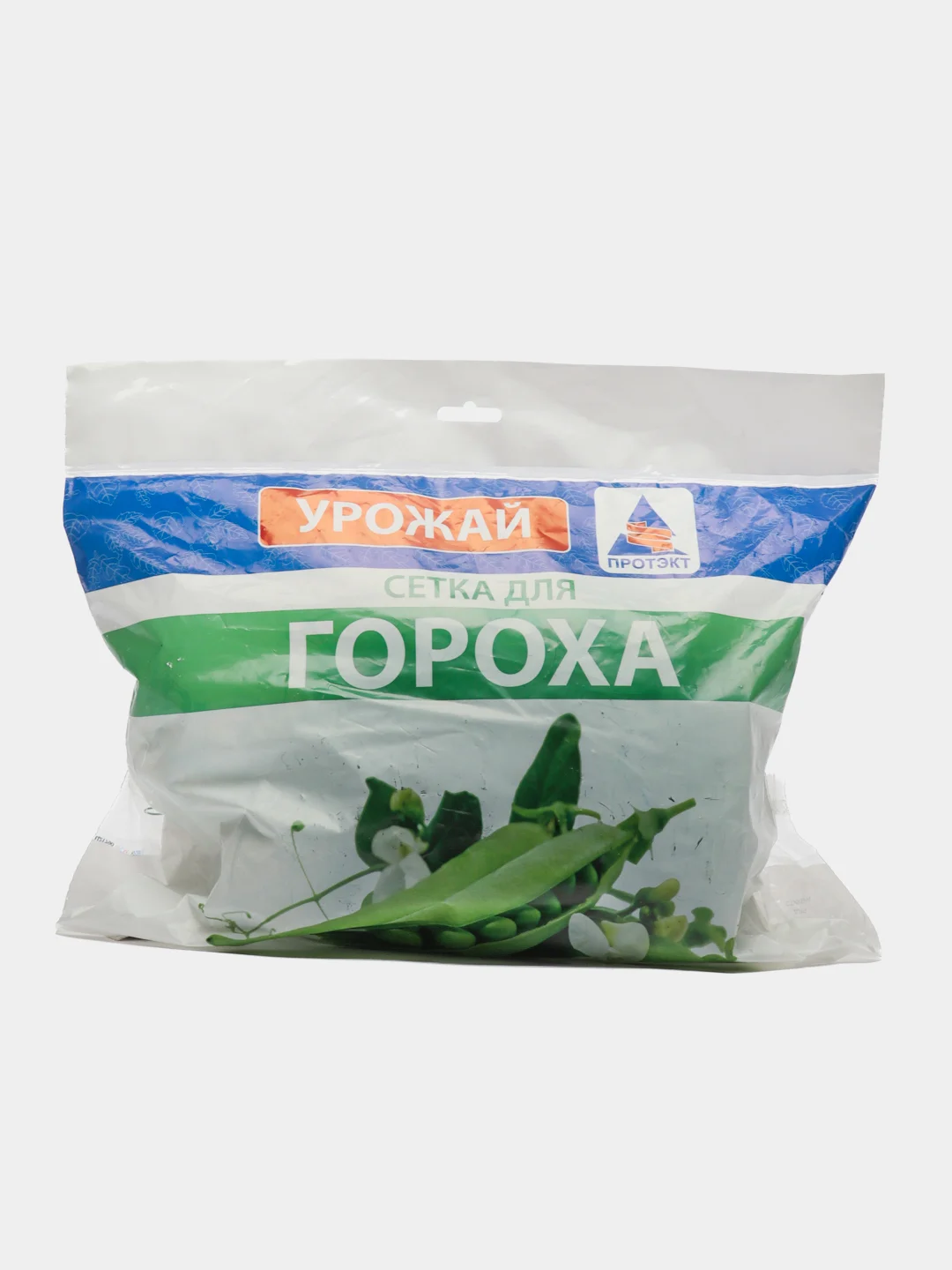 Сетка для гороха, хаки, пластиковая, ячейка 45 х 45 мм, рулон 1 х 6 м