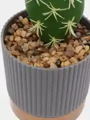 Лесной зеленый искусственный декоративный цветок в кашпо Фикус