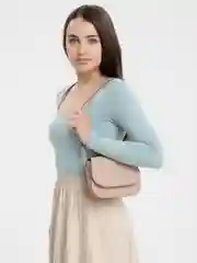 Бежевый сумка женская через плечо