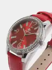 Красный женские кварцевые часы