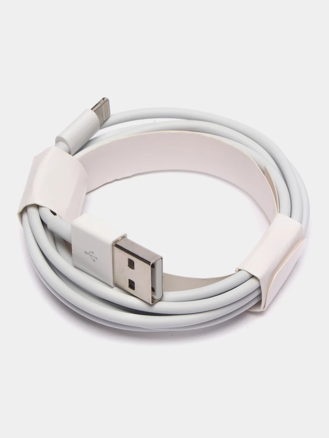 Белый кабель с быстрой зарядкой USB-Type-C, USB-lightning, USB-MicroUSB