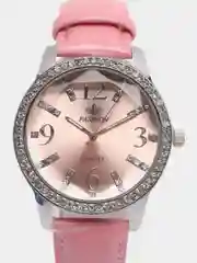 Розовый женские кварцевые часы