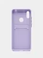 Сиреневый чехол для Honor 8A/8A Prime/Huawei Y6 2019/У6 Prime/Y6s, с карманом для карт, прозрачный
