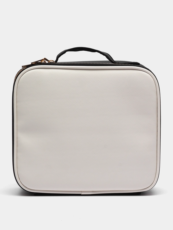 Профессиональный кейс визажиста Calmi White&Black (размер 25*10*23 см)