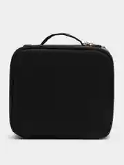 Разноцветный профессиональный кейс визажиста Calmi White&Black (размер 25*10*23 см)