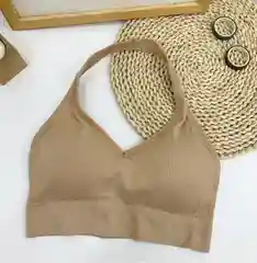 Бежевый топ женский