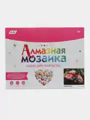 Алмазная мозаика на подрамнике KiKi "Садовые розы", 30 х 40, полная выкладка